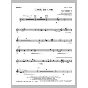 Glorify You Alone - F Horn