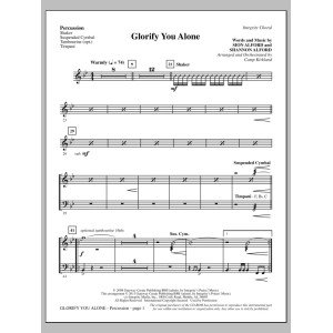 Glorify You Alone - Percussion