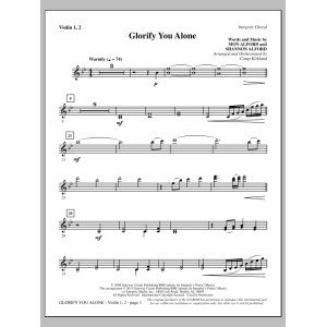 Glorify You Alone - Violin 1, 2