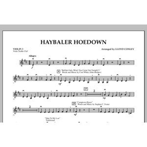 Haybaler Hoedown - Violin 3 (Viola Treble Clef)