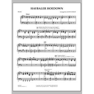 Haybaler Hoedown - Piano