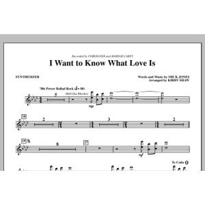I Want To Know What Love Is - Synthesizer