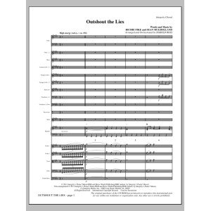 Outshout The Lies - Vollständige Partitur