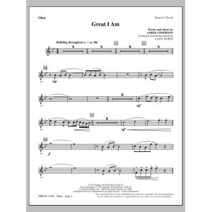 Great I Am - Oboe
