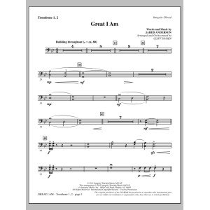 Great I Am - Trombone 1 & 2