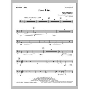Great I Am - Trombone 3/Tuba