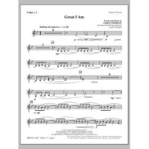 Great I Am - Violin 1, 2