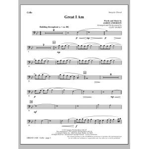 Great I Am - Cello