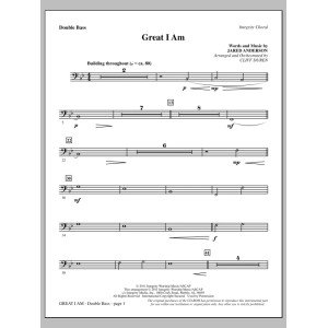 Great I Am - Double Bass