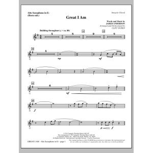 Great I Am - Alto Sax (sub. Horn)
