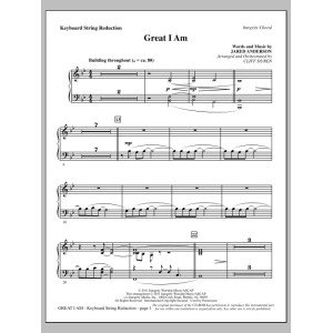 Great I Am - Keyboard String Reduction