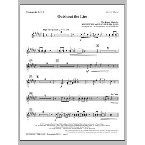 Outshout The Lies - Trumpet 2 & 3