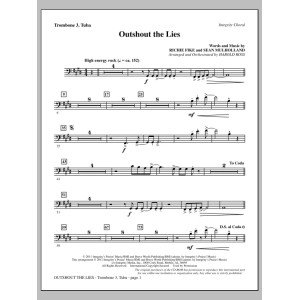 Outshout The Lies - Trombone 3/Tuba