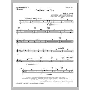 Outshout The Lies - Alto Sax (sub. Horn)