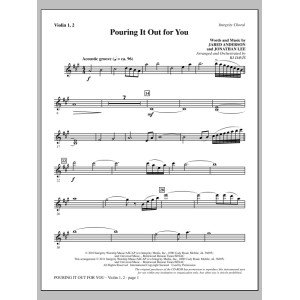 Pouring It Out For You - Violin 1, 2