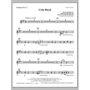 O The Blood - Trumpet 2 & 3