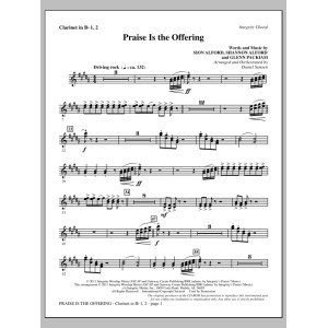 Praise Is The Offering - Klarinette 1 & 2