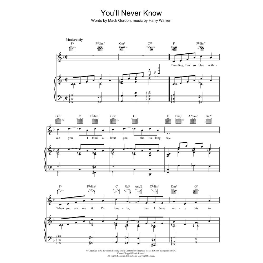 You'll Never Know