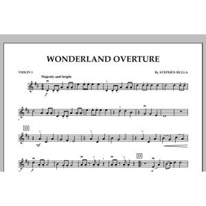 Wonderland Overture - Violin 1