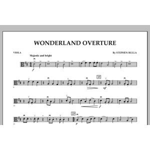 Wonderland Overture - Viola