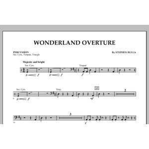 Wonderland Overture - Percussion