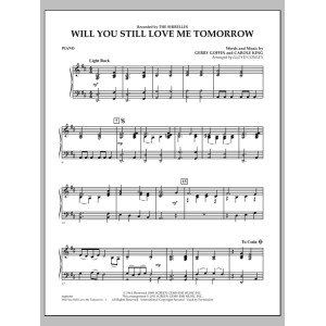 Will You Still Love Me Tomorrow - Piano