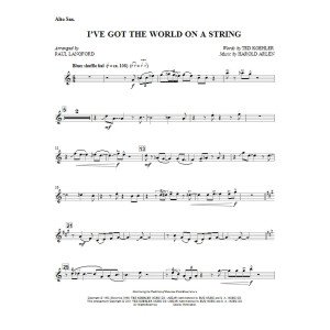 I've Got The World On A String - Alto Sax
