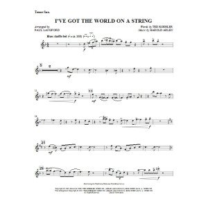 I've Got The World On A String - Tenor Sax