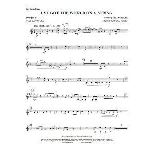 I've Got The World On A String - Baritone Sax