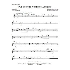 I've Got The World On A String - 1st Bb Trumpet