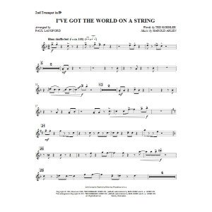 I've Got The World On A String - 2nd Bb Trumpet