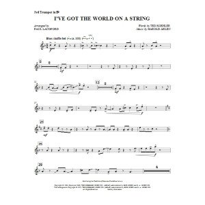 I''ve Got The World On A String - 3rd Bb Trumpet