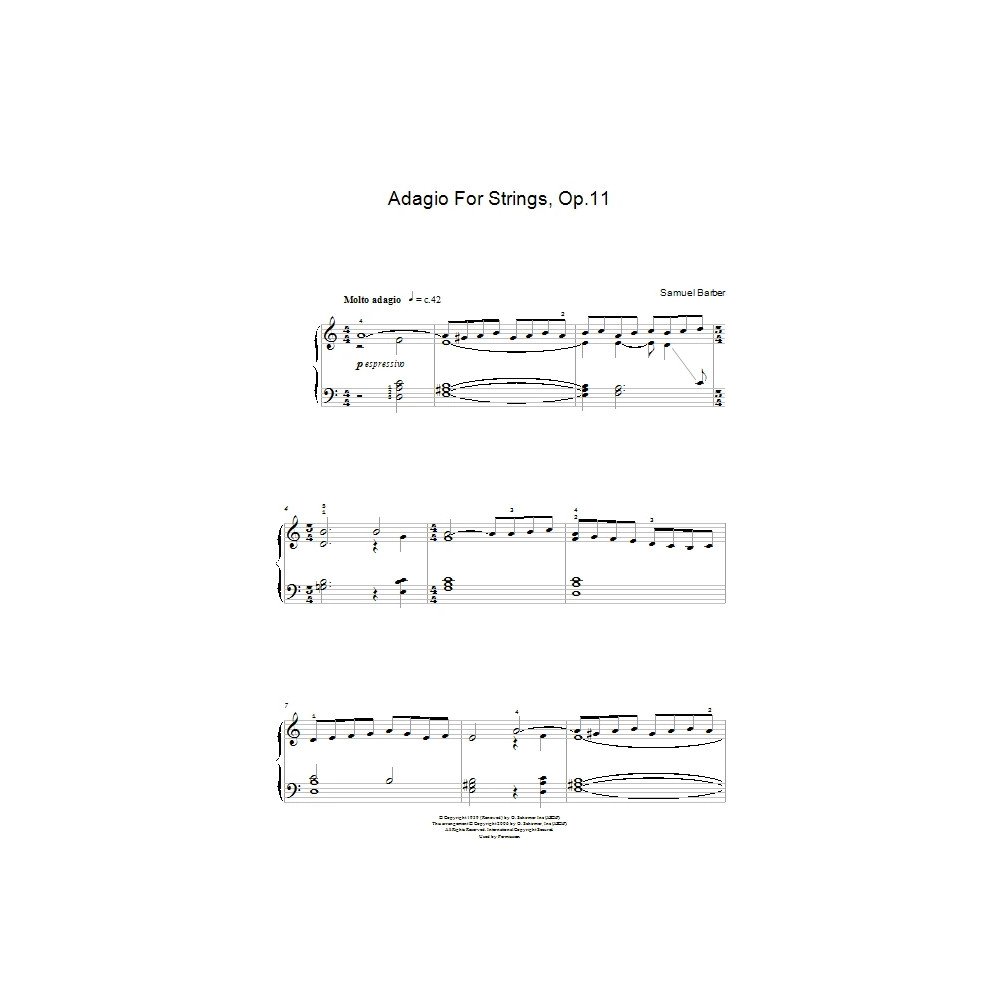 Adagio For Strings Op. 11