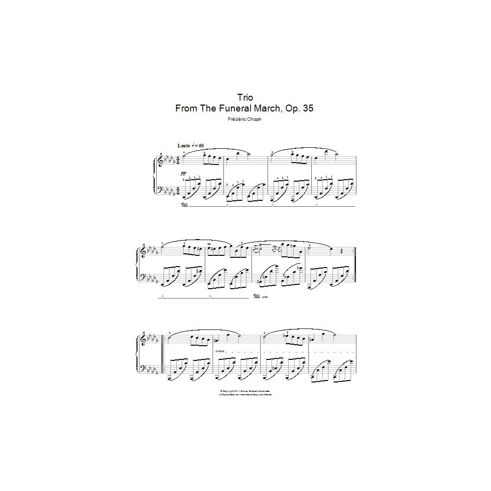 Trio Aus Dem Trauermarsch, Op. 35