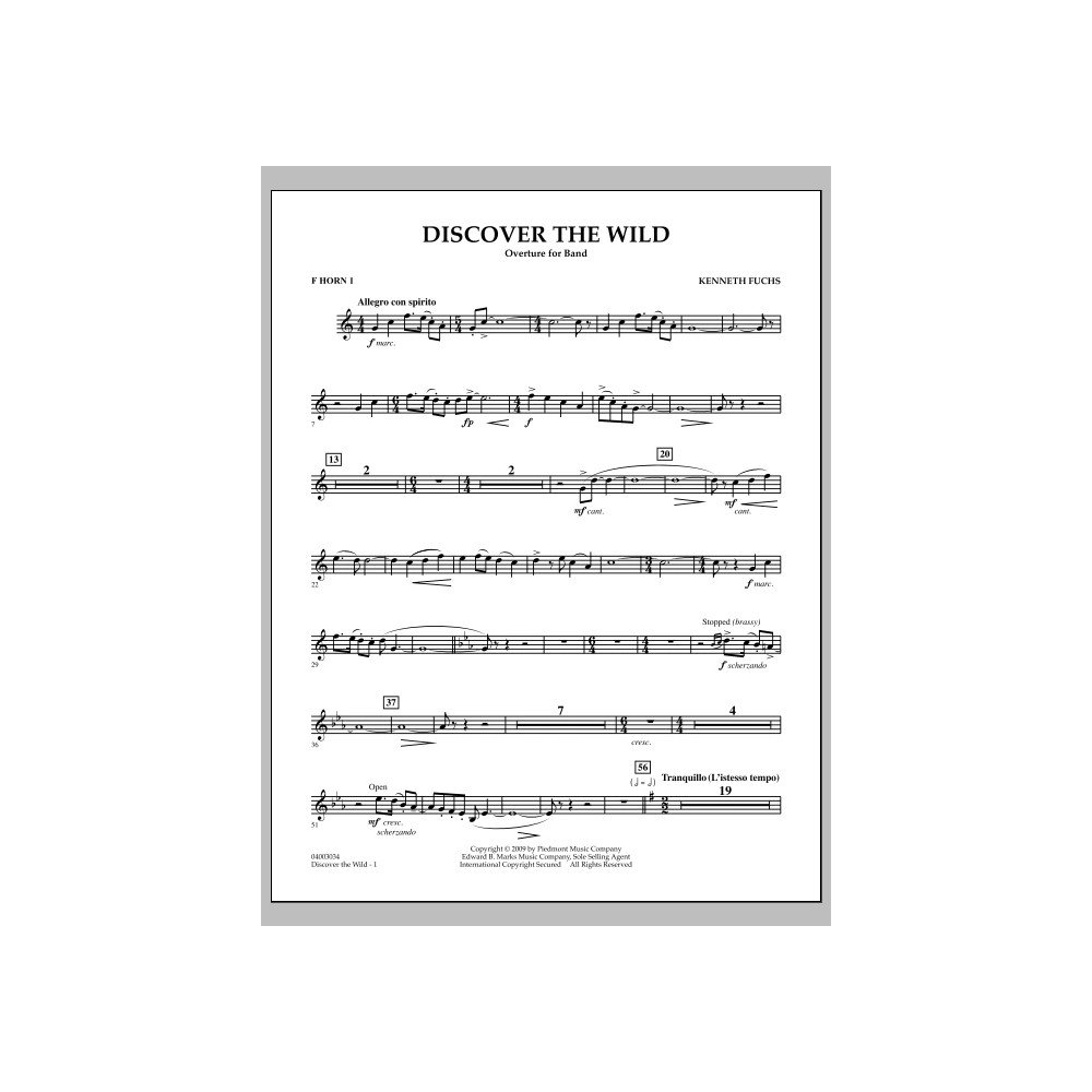 Discover The Wild - F Horn 1
