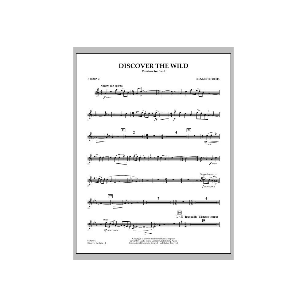 Discover The Wild - F Horn 2
