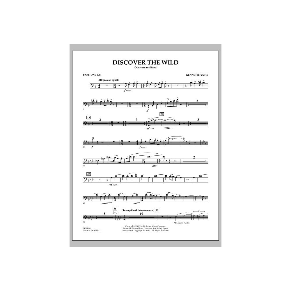 Discover The Wild - Baritone B.C.