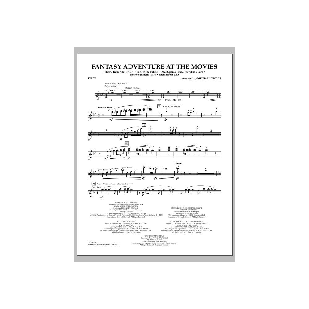 Fantasy Adventure At The Movies - Flute