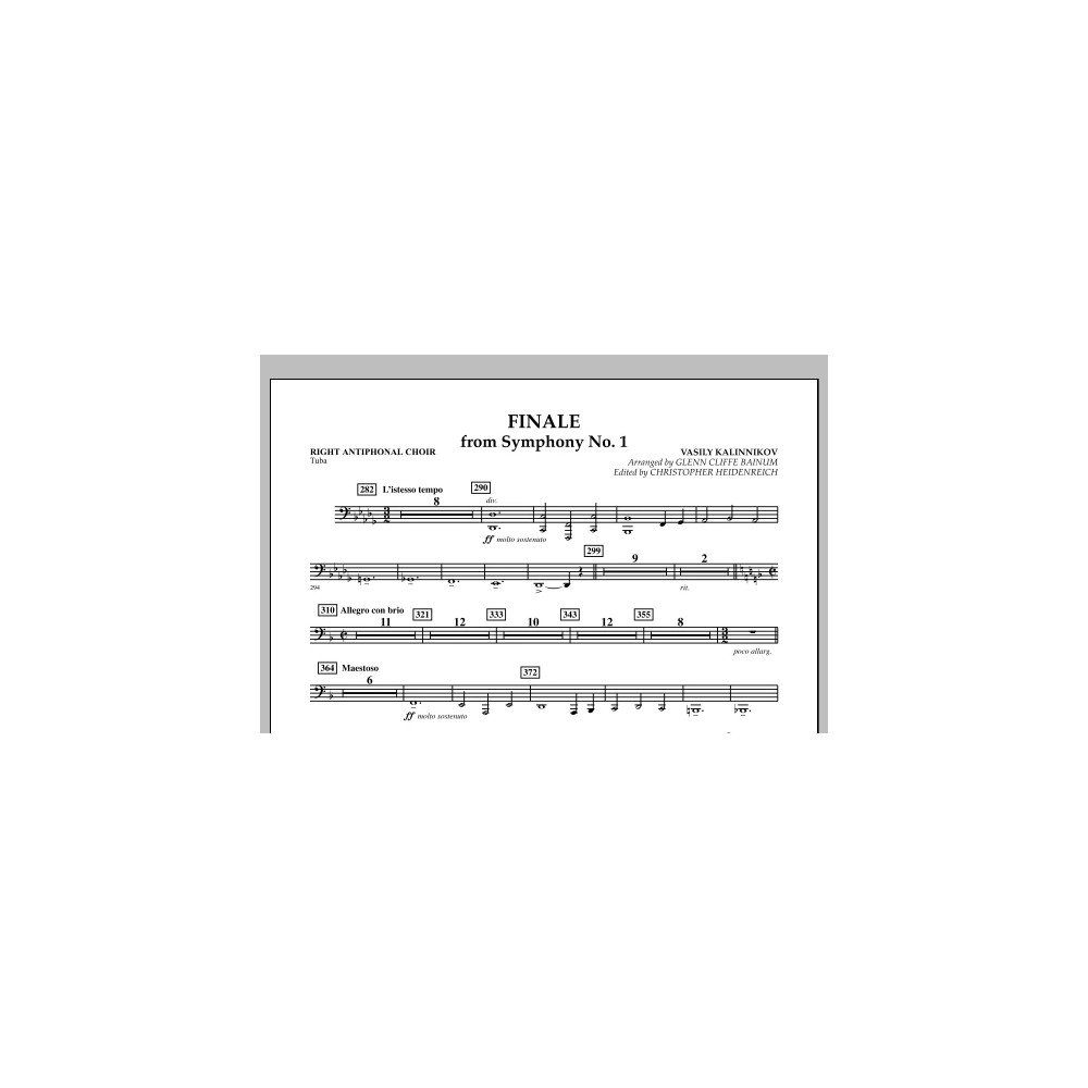 Finale aus Symphonie Nr. 1 - Rechtes Ant. Chor - Tuba