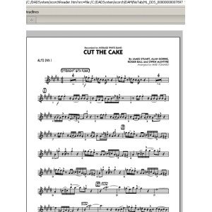 Cut The Cake - Alt-Sax 1
