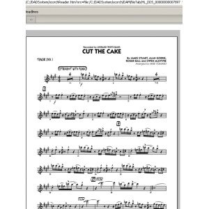 Cut The Cake - Tenor Sax 1