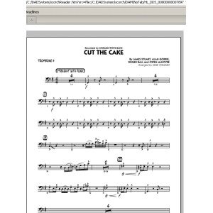 Cut The Cake - Trombone 4