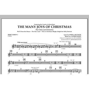 The Many Joys Of Christmas (Set One) - Percussion 1