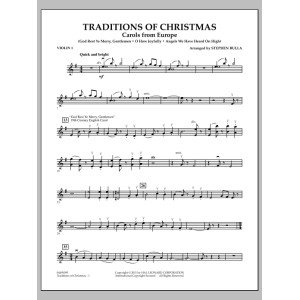 Traditions Of Christmas (Carols From Europe) - Violin 1