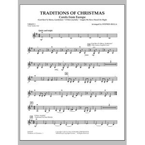 Traditions Of Christmas (Carols From Europe) - Violin 3 (Viola Treble Clef)