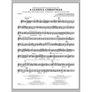 A Gleeful Christmas - Violin 1