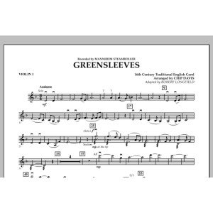 Greensleeves - Violin 1