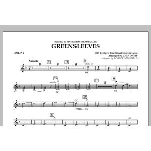 Greensleeves - Violin 2