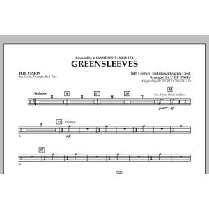 Greensleeves - Percussion