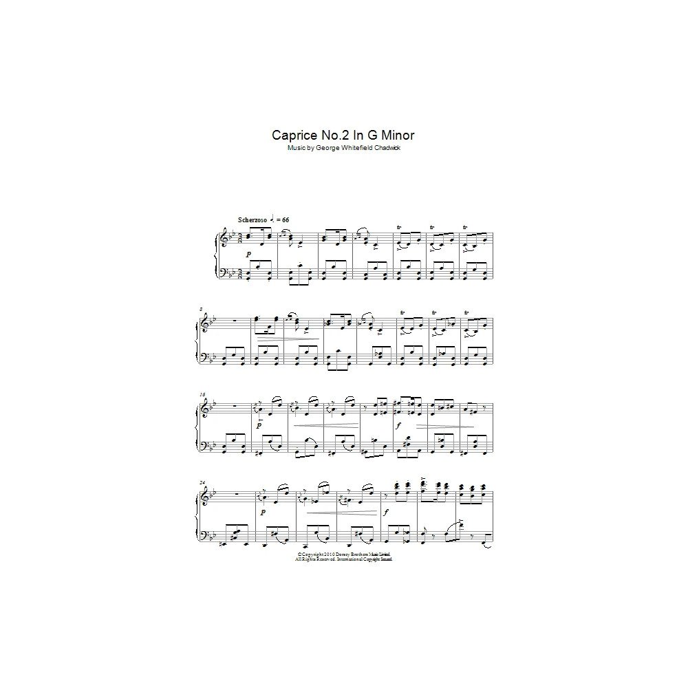 Caprice No. 2 In G Minor